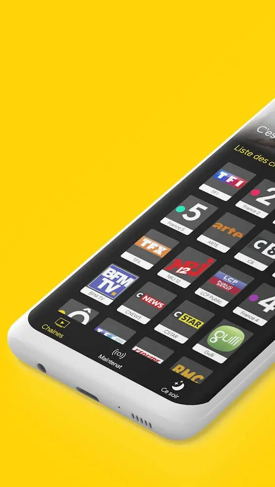 Screenshot of the TNT Flash TV app