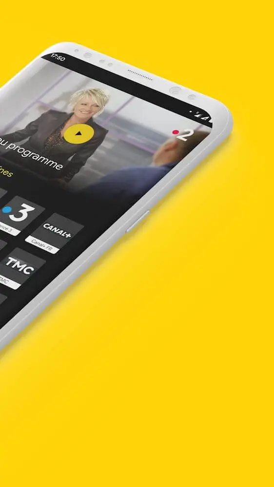 Screenshot of the TNT Flash TV app