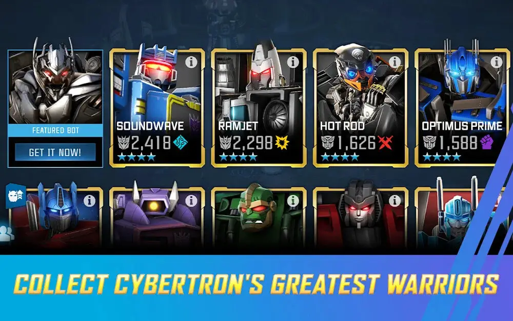 Screenshot of the TRANSFORMERS: Forged to Fight game