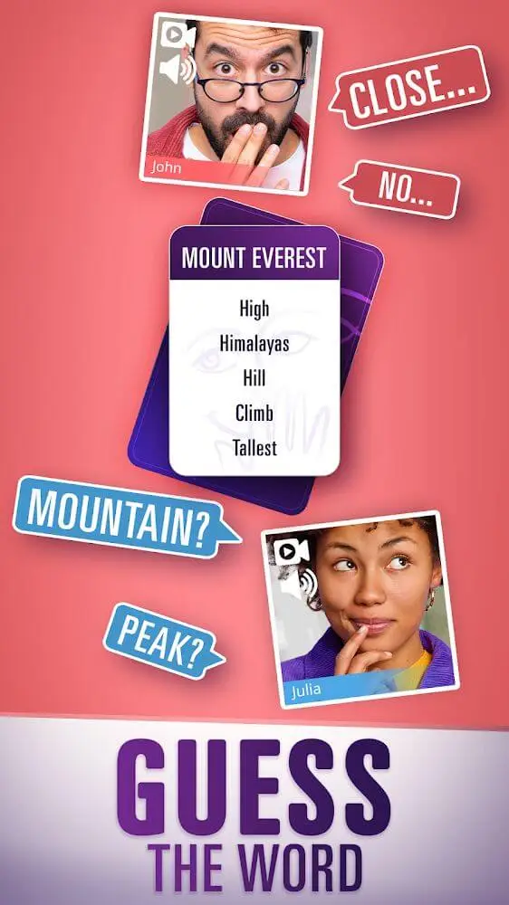Screenshot of the Taboo app