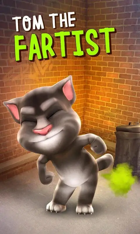 Screenshot of the Talking Tom Cat app