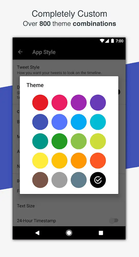 Screenshot of the Talon for Twitter app