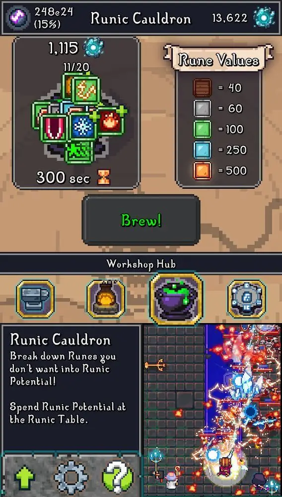 Screenshot of the Tap Wizard app