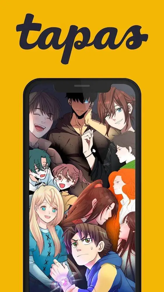 Screenshot of the Tapas - Comics and Novels app