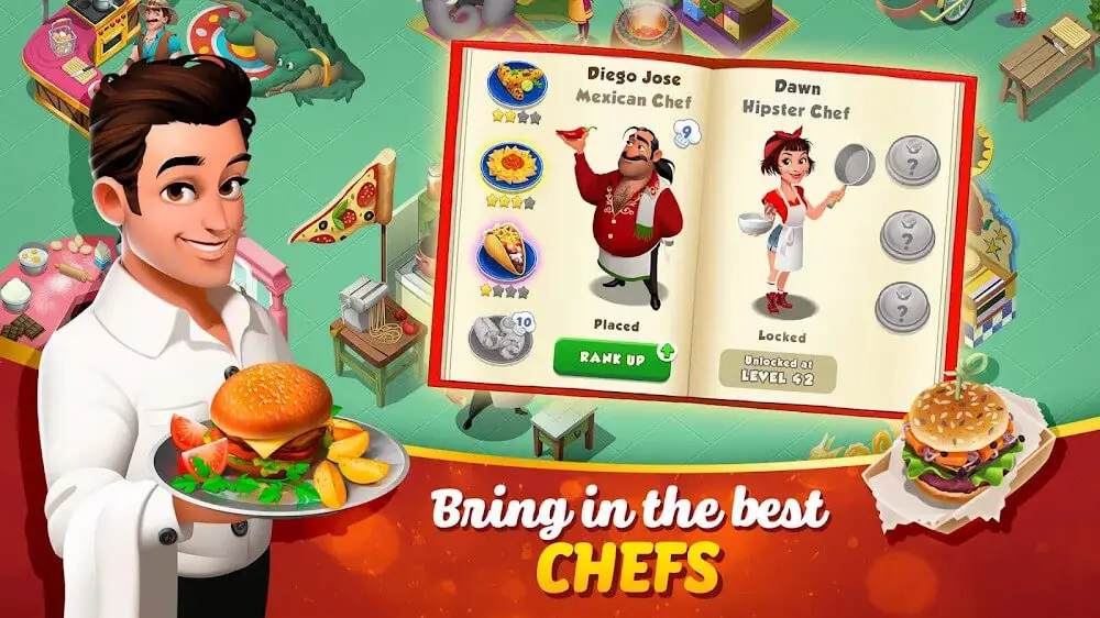 Screenshot of the Tasty Town game