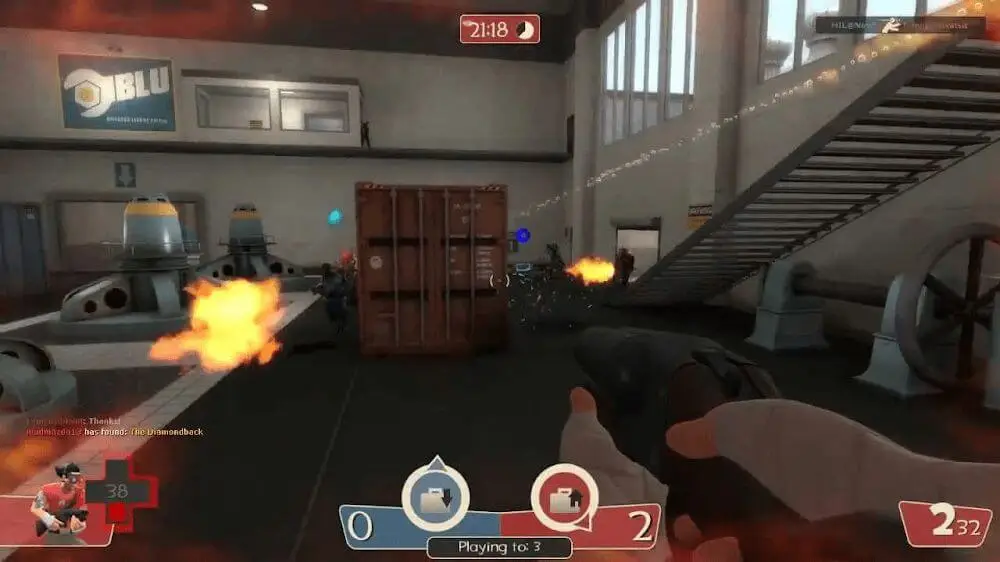 Screenshot of the Team of 2 Fort Mobile game