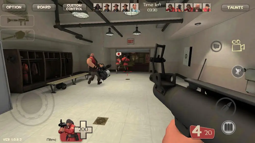 Screenshot of the Team of 2 Fort Mobile game