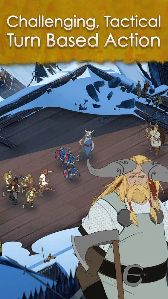 Screenshot of the The Banner Saga app