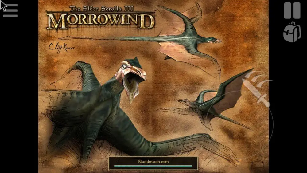 Screenshot of the The Elder Scrolls III: Morrowind game