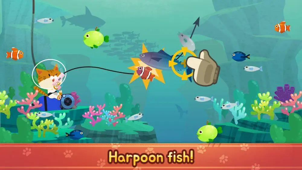 Screenshot of the The Fishercat game