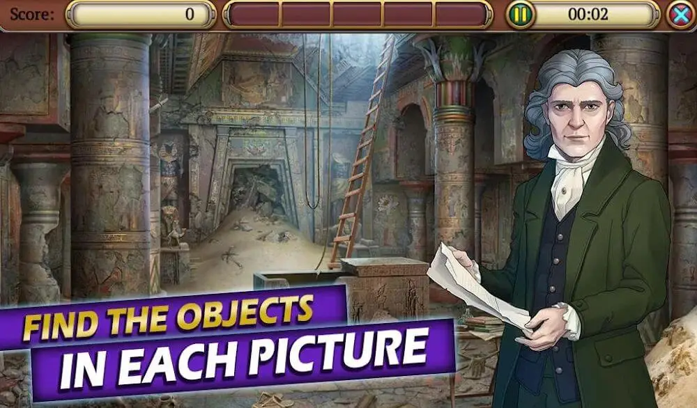 Screenshot of the Time Crimes Case game