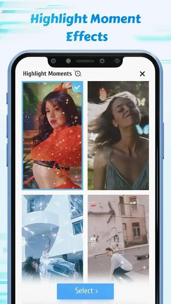Screenshot of the Time Cut app