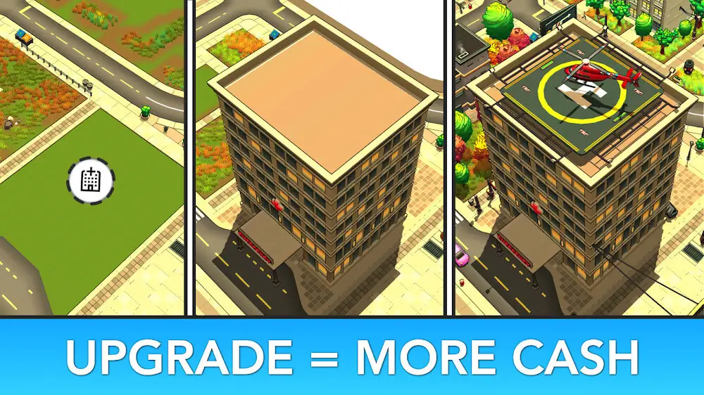 Screenshot of the Tiny Landlord game
