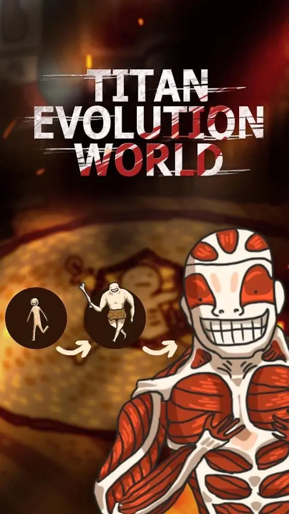 Screenshot of the Titan Evolution World app