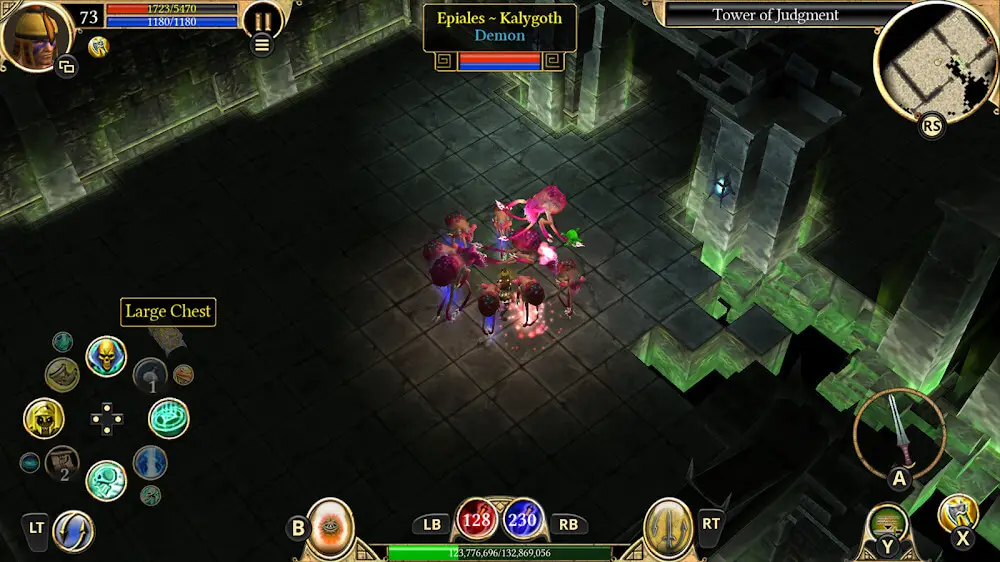 Screenshot of the Titan Quest game