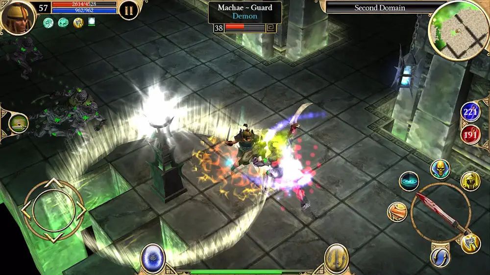 Screenshot of the Titan Quest game