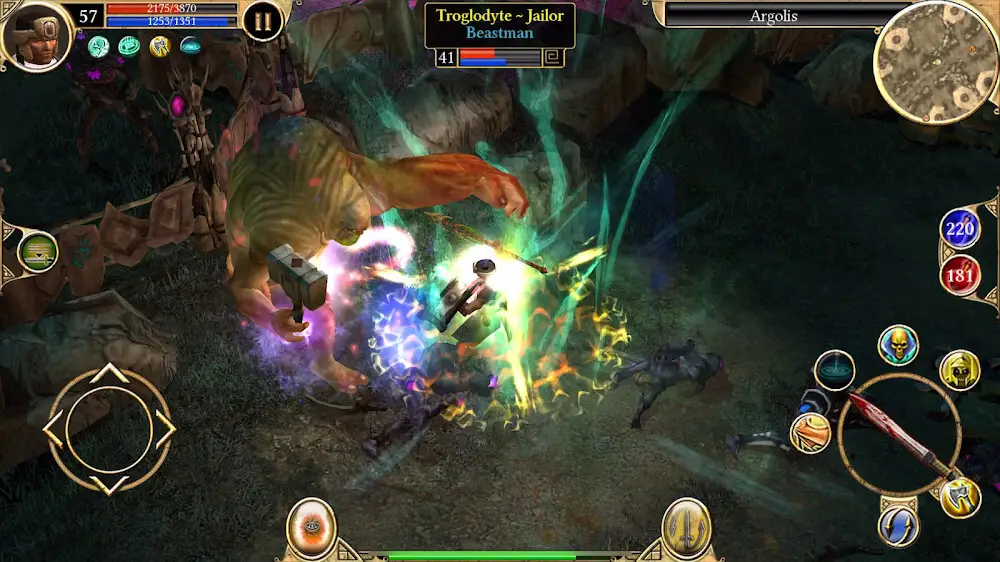 Screenshot of the Titan Quest game