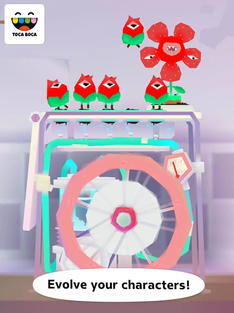 Screenshot of the Toca Lab Plants app