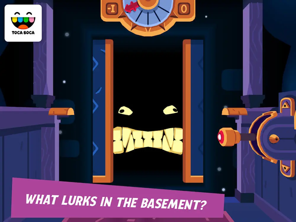 Screenshot of the Toca Mystery House game