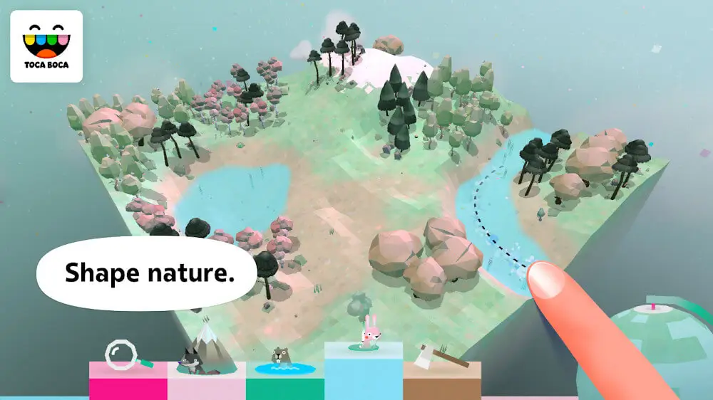 Screenshot of the Toca Nature game