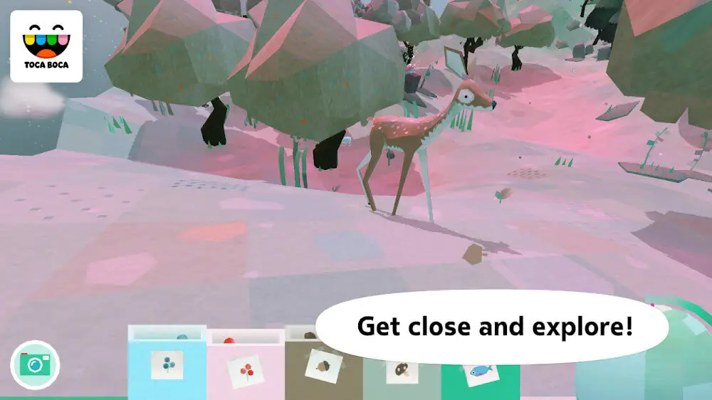 Screenshot of the Toca Nature game