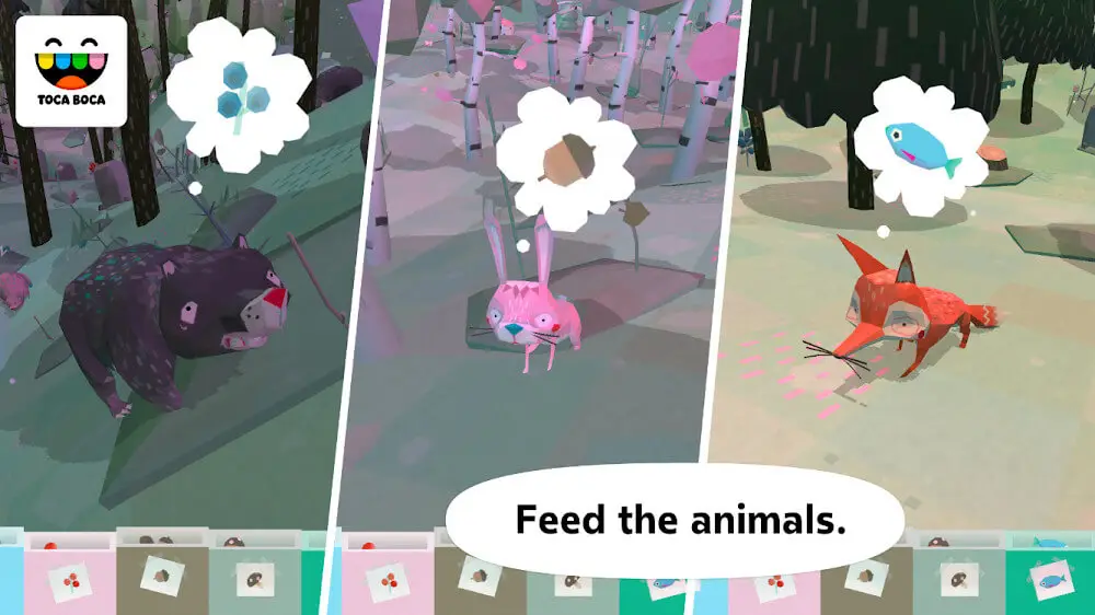 Screenshot of the Toca Nature game
