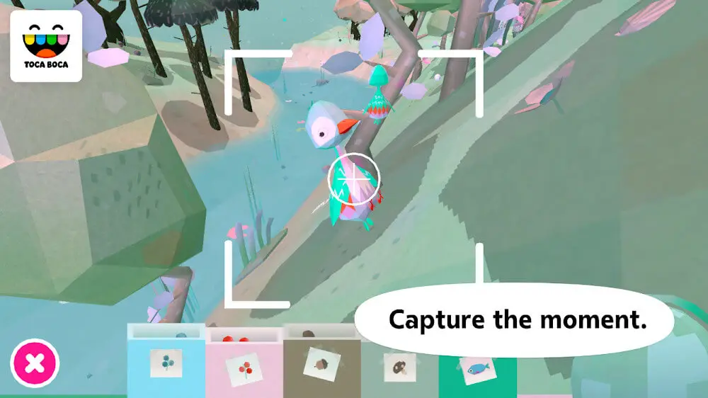 Screenshot of the Toca Nature game