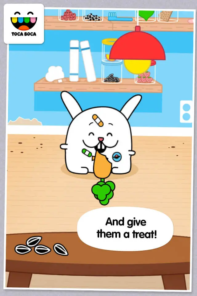 Screenshot of the Toca Pet Doctor app