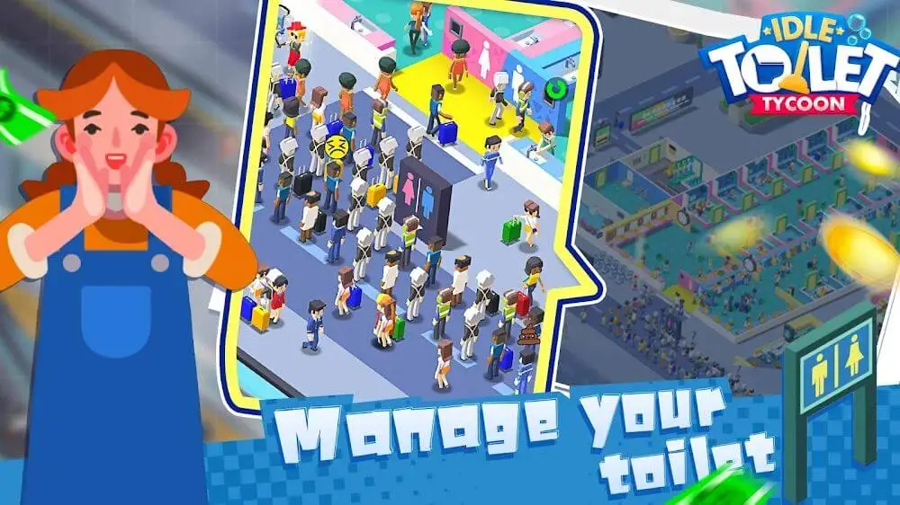 Screenshot of the Toilet Empire Tycoon game