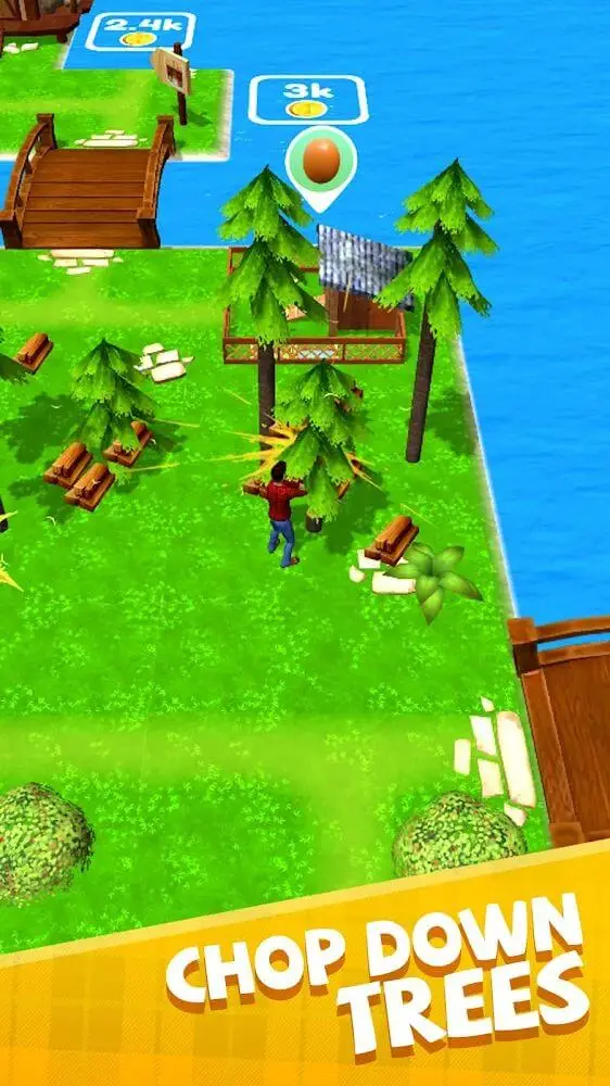Screenshot of the Tree Craftman 3D app