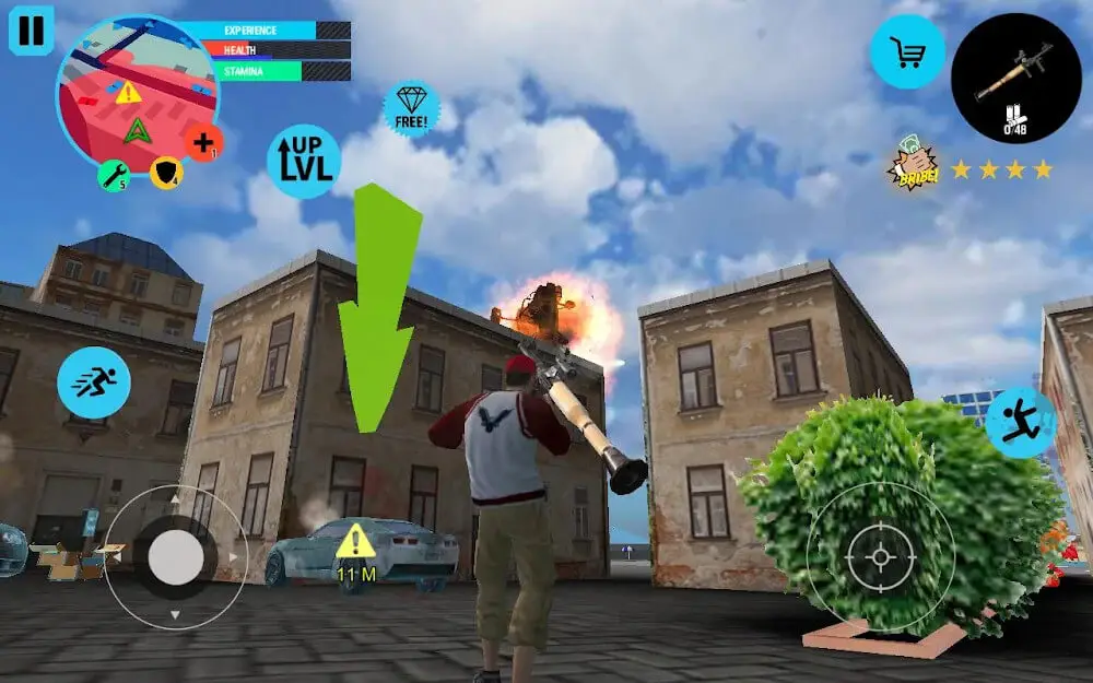 Screenshot of the Truck Driver City Crush game