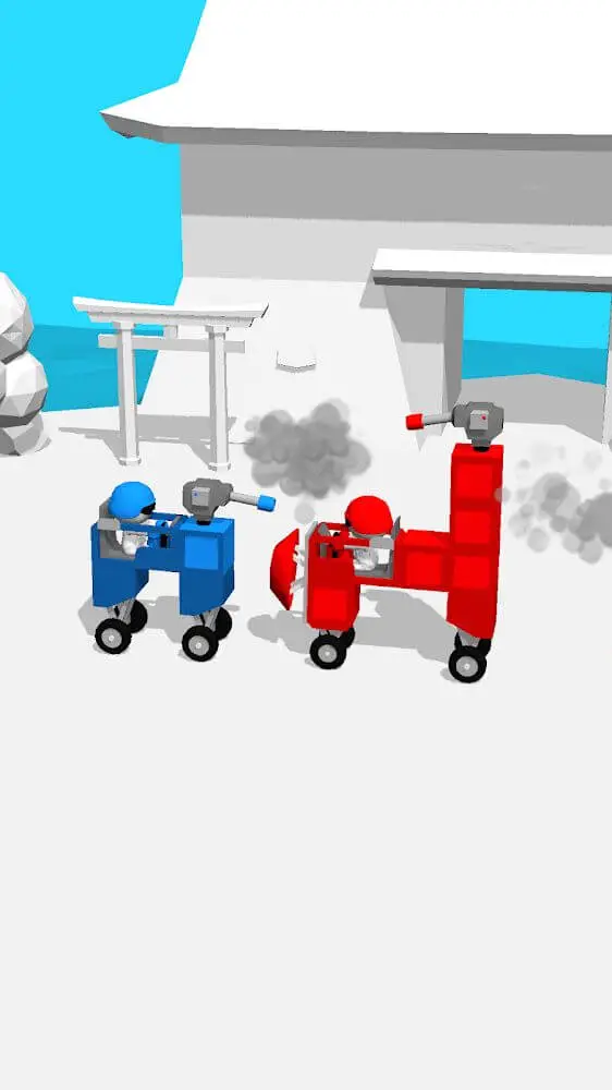 Screenshot of the Truck Wars app