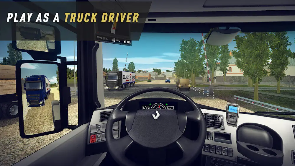 Screenshot of the Truck World: Euro Simulator game