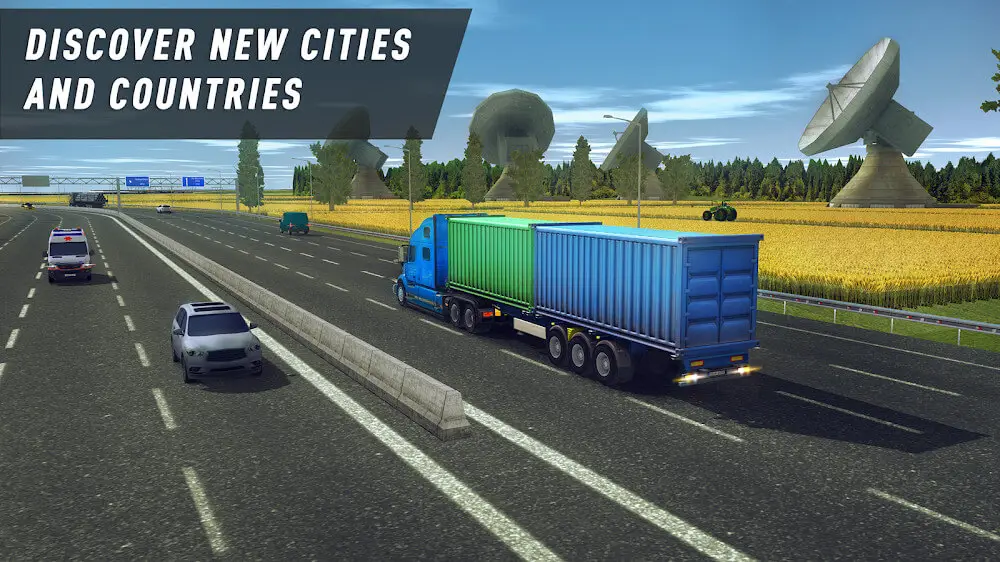 Screenshot of the Truck World: Euro Simulator game