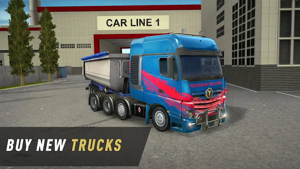 Screenshot of the Truck World: Euro Simulator game