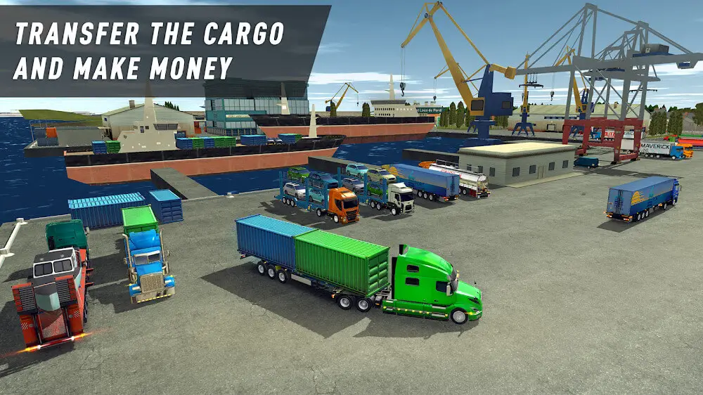 Screenshot of the Truck World: Euro Simulator game