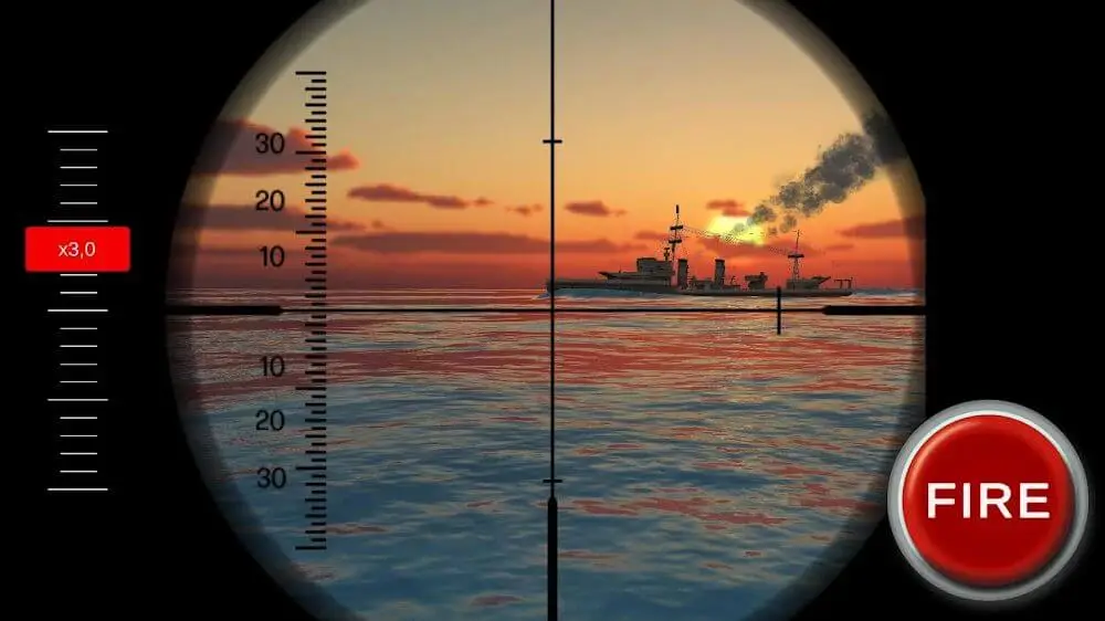 Screenshot of the U-boat Game game