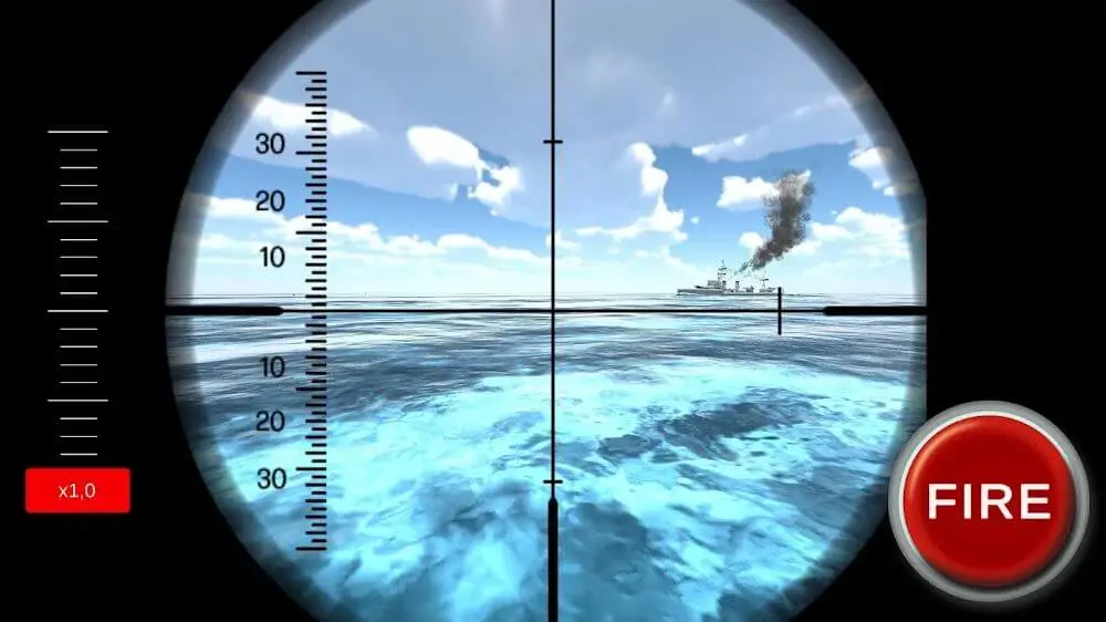 Screenshot of the U-boat Game game
