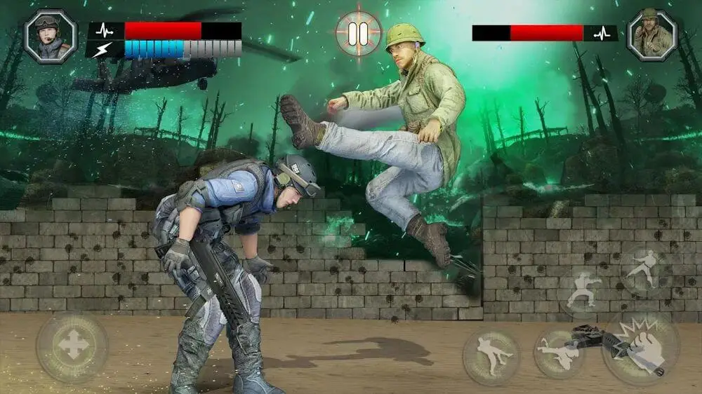 Screenshot of the US Army Karate Fighting Game game