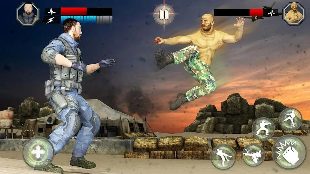 Screenshot of the US Army Karate Fighting Game game