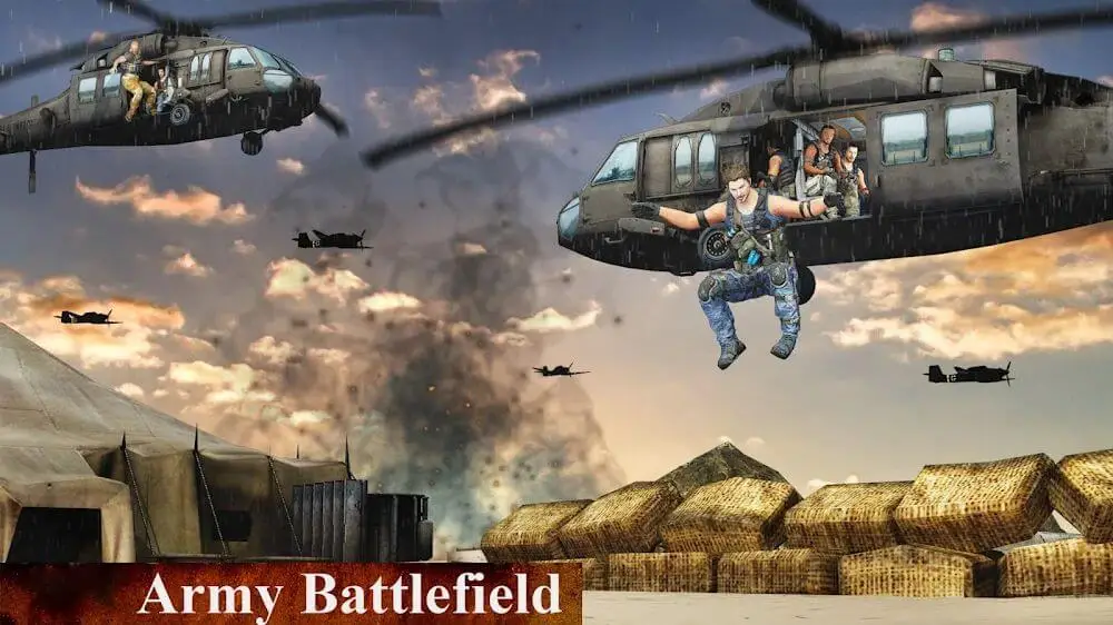 Screenshot of the US Army Karate Fighting Game game
