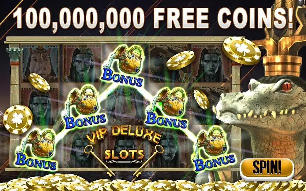 Screenshot of the VIP Deluxe Slots game