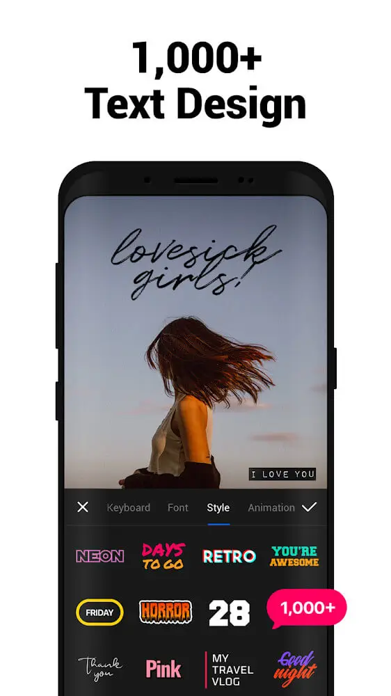 Screenshot of the VITA app