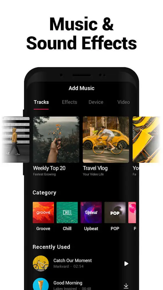 Screenshot of the VITA app