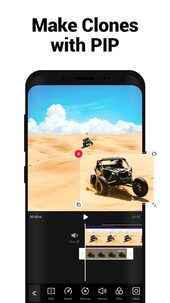 Screenshot of the VITA app