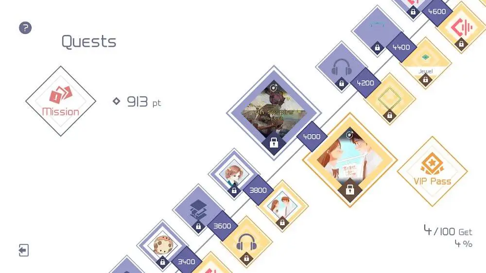 Screenshot of the VOEZ game