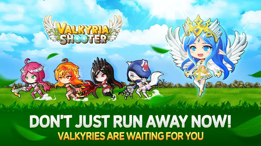 Screenshot of the Valkyria Shooter game