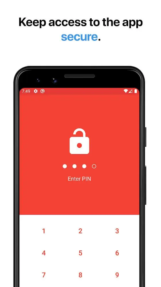 Screenshot of the Voice Recorder Pro app