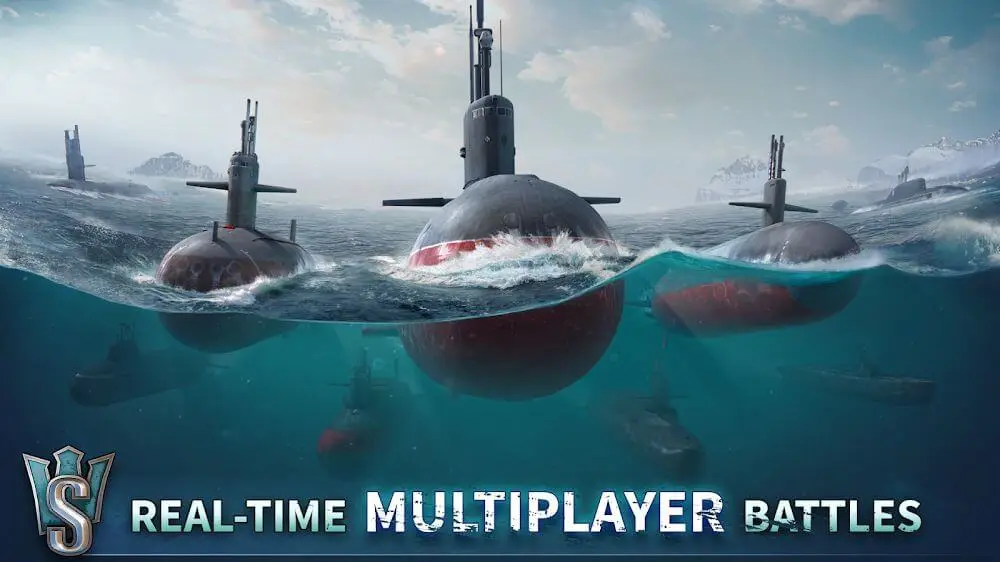 Screenshot of the WORLD of SUBMARINES: Navy PvP game