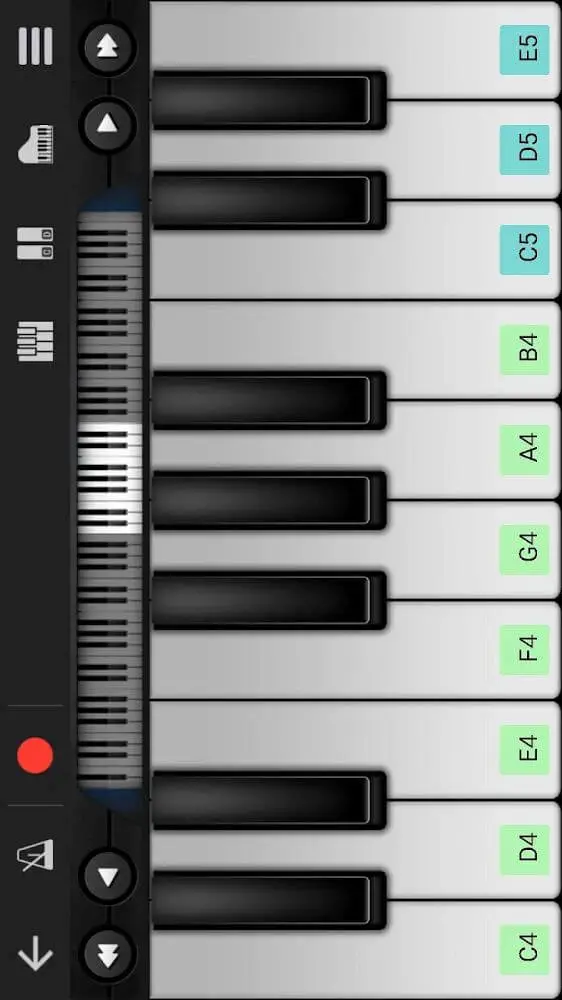 Screenshot of the Walk Band app